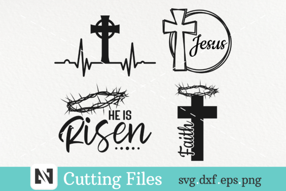 Easter SVG Bundle, Jesus SVG & Cross SVG: Design Assets for Modern Faith-Focused Creativity