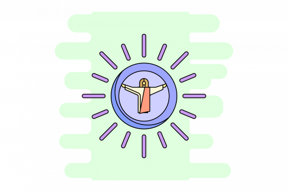 Easter the Light of Jesus with Outlines: A Practical Guide to Reflecting on the Resurrection
