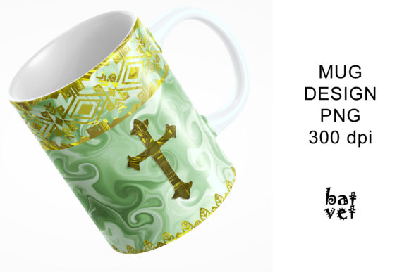 The Enduring Appeal of the Gold Cross Christian Mug Wrap Design