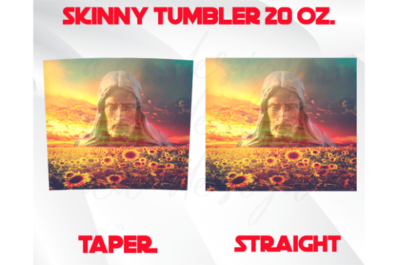 The Jesus Skinny Tumbler 20 Oz. Sublimation: Where Faith Meets Precision Craft