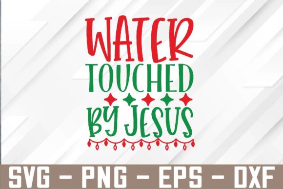 Water Touched by Jesus SVG: Creative Applications